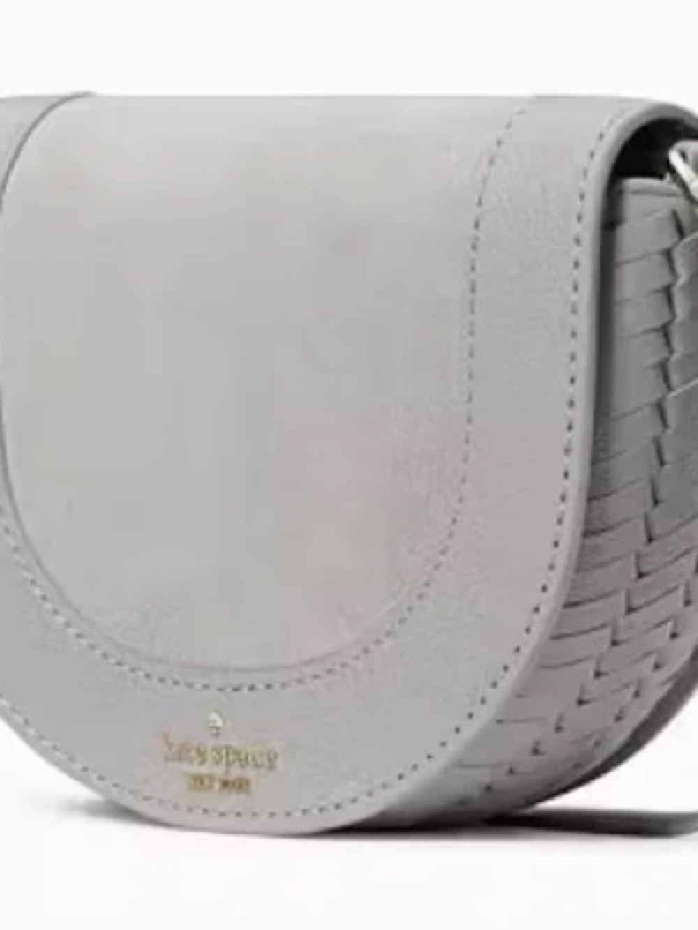 NWT Kate Spade ♠️ New York Luna Crescent Silhouette Leather/Suede crossbody $379 - Picture 4 of 14